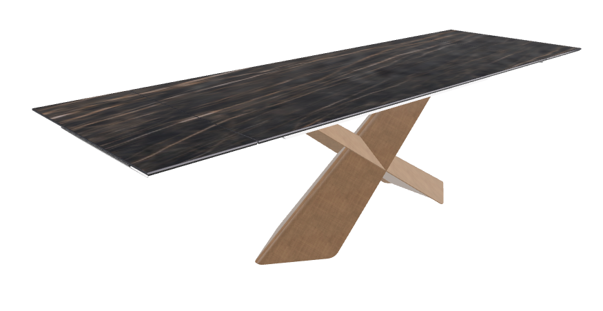 Cattelan Italia Tyron Keramik Drive Rectangular Extendible Dining Table – 182→258x90x74h