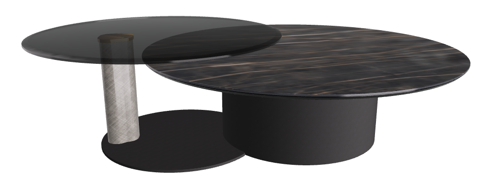 Cattelan Italia ARENA Keramik Bond Coffee Table ø118/187x42h
