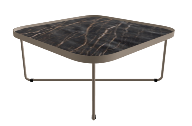 Cattelan Italia Benny Keramik Coffee Table ◻60x60x28h