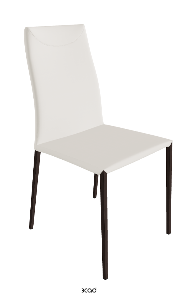 Maya Flex ML Dining Chair_Bronze Embossed_Glove Soft Leather_Dover