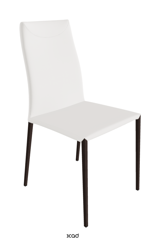 Maya Flex ML Dining Chair_Bronze Embossed_Soft Leather_Palladio