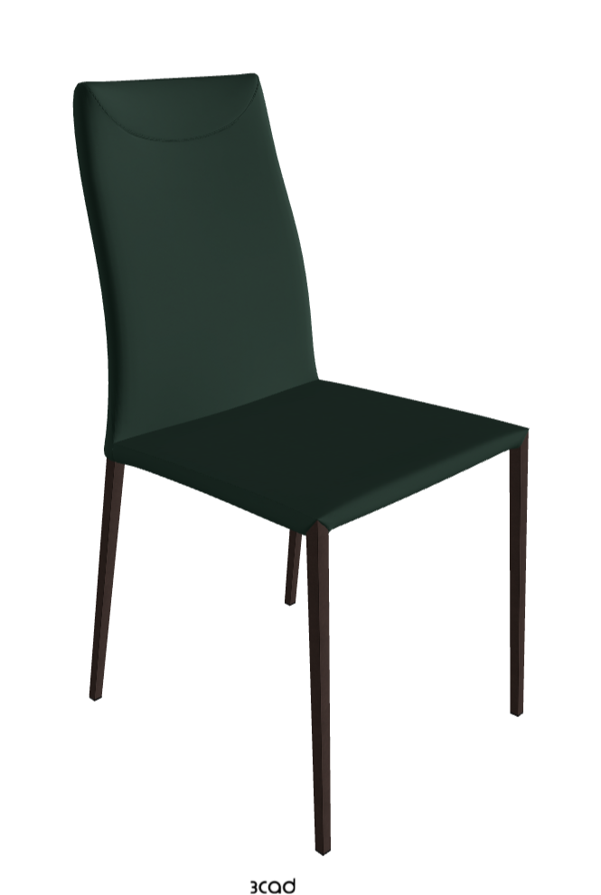 Maya Flex ML Dining Chair_Bronze Embossed_Soft Leather_Sherwood