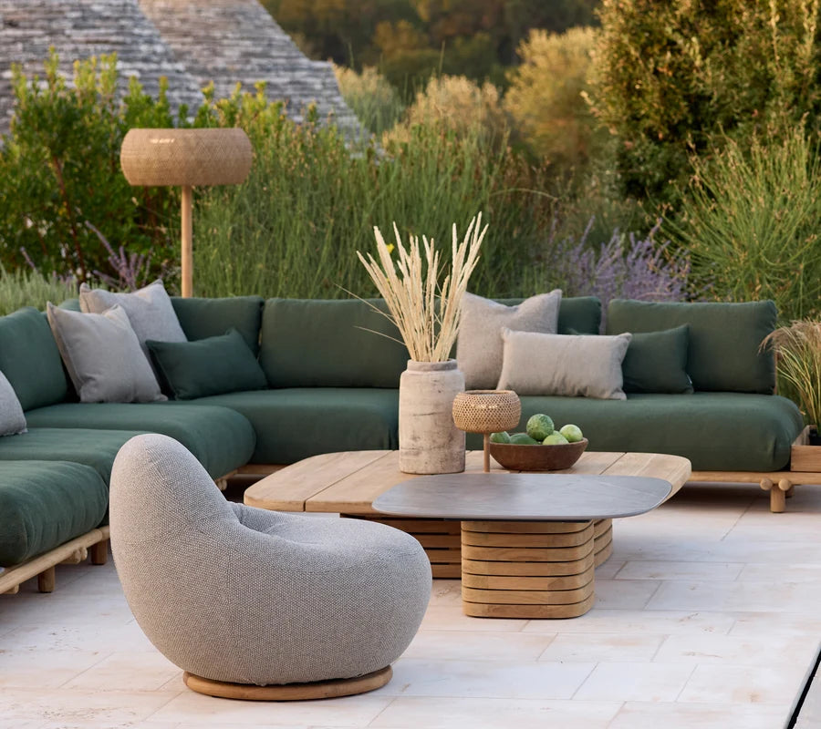 Cane-line Mellow coffee tables in square