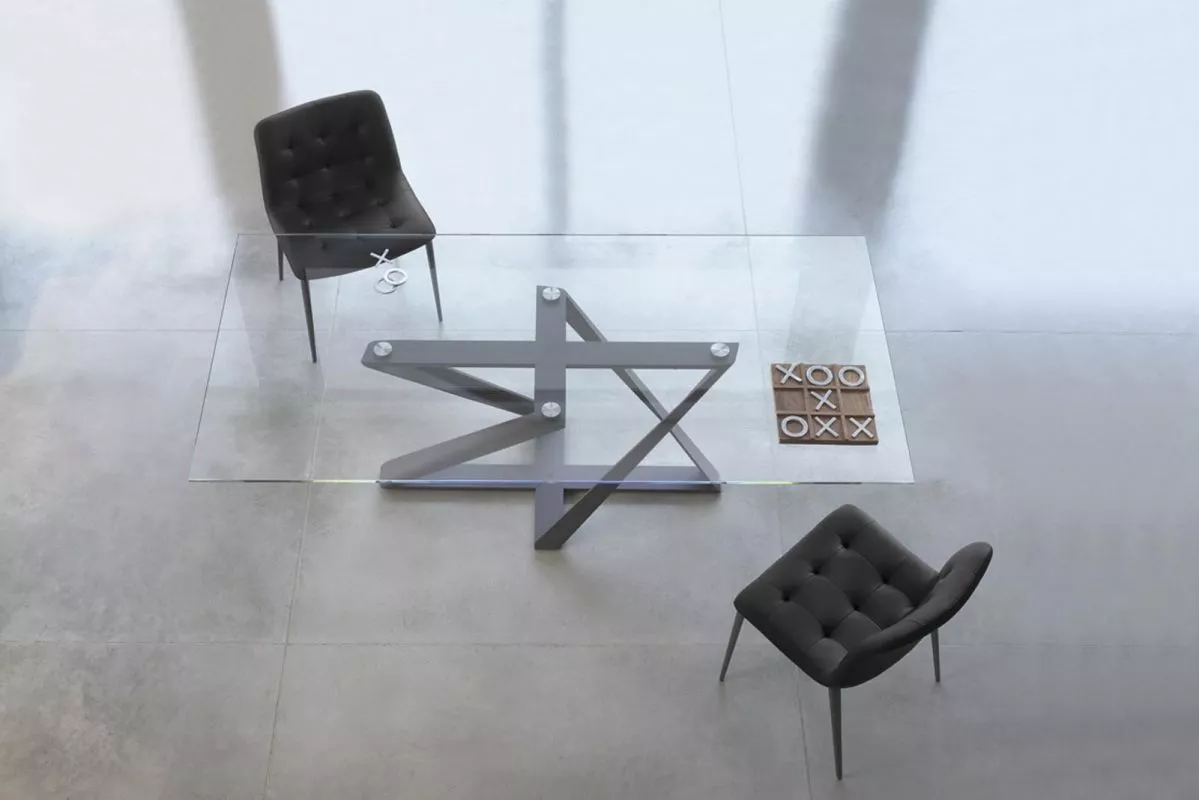 Bontempi Casa Millennium Rectangular Fix Dining Table | 54.76,52.50,20.56