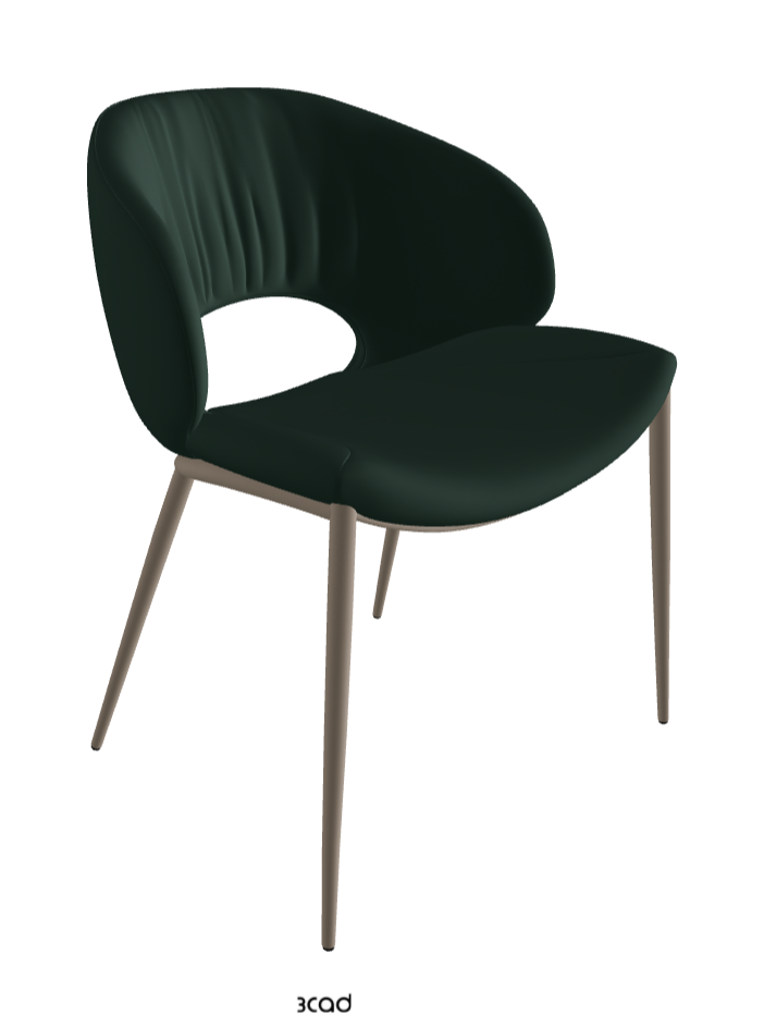 Miranda ML Dining Chair_Titanium Embossed_Soft Leather_Sherwood