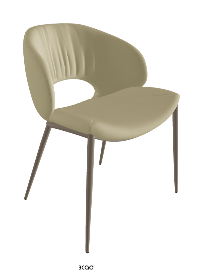 Cattelan Italia Miranda ML Dining Chair – Synthetic Leather & Micro Nubuk
