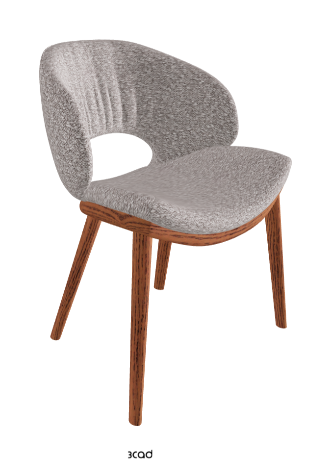 Miranda Wood Dining Chair_Canaletto Walnut Stained Ashwood_Fabric_B243
