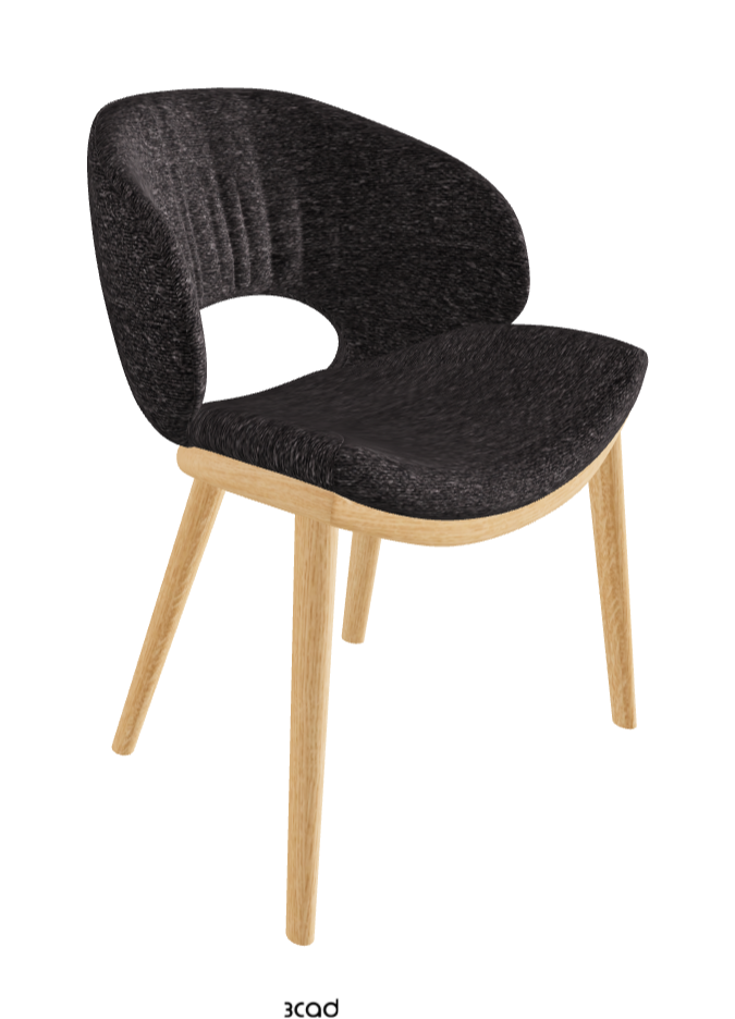 Miranda Wood Dining Chair_Natural Ashwood_Fabric_B246