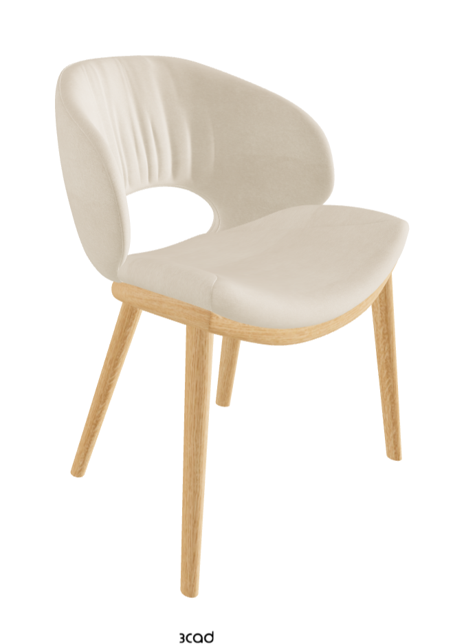 Miranda Wood Dining Chair_Natural Ashwood_Fabric_B922