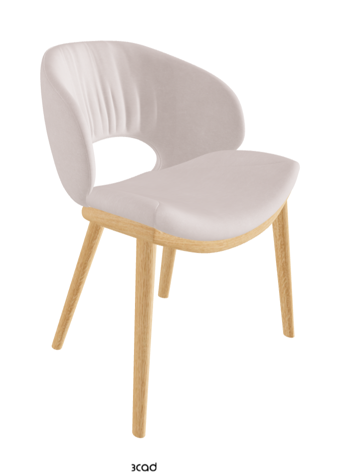 Miranda Wood Dining Chair_Natural Ashwood_Fabric_B923