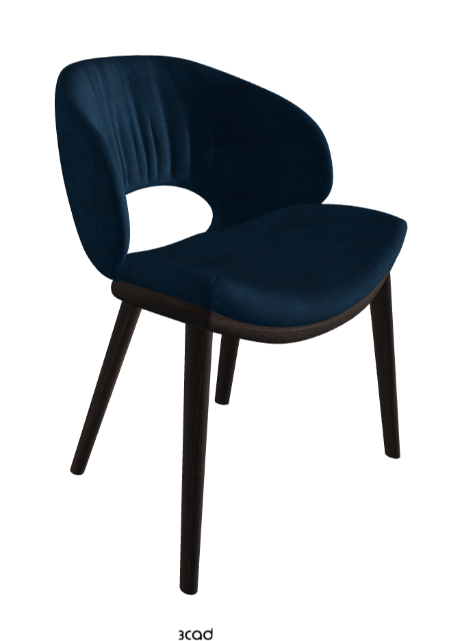 Miranda Wood Dining Chair_Burned Oak Stained Ashwood_Fabric_B929
