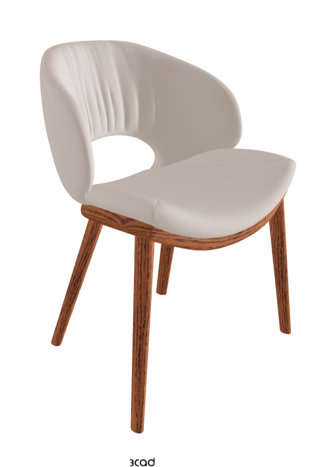 Miranda Wood Dining Chair_Canaletto Walnut Stained Ashwood_Soft Leather_Nymph