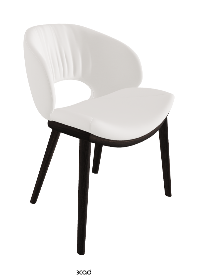 Miranda Wood Dining Chair_Burned Oak Stained Ashwood_Soft Leather_Oyster