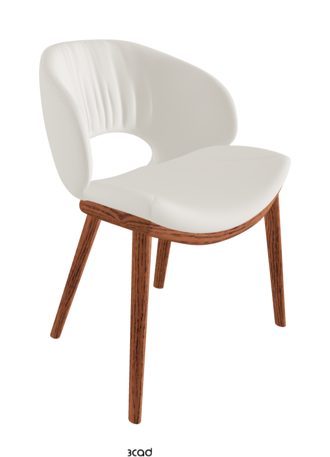 Miranda Wood Dining Chair_Canaletto Walnut Stained Ashwood_Soft Leather_Lino