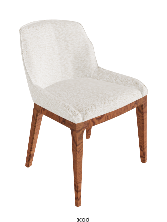 Musa Dining Chair_Canaletto Walnut Stained Ashwood_Fabric_B241