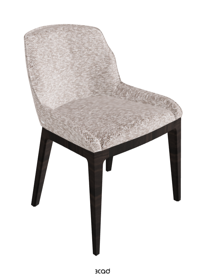 Musa Dining Chair_Burned Oak Stained Ashwood_Fabric_B242