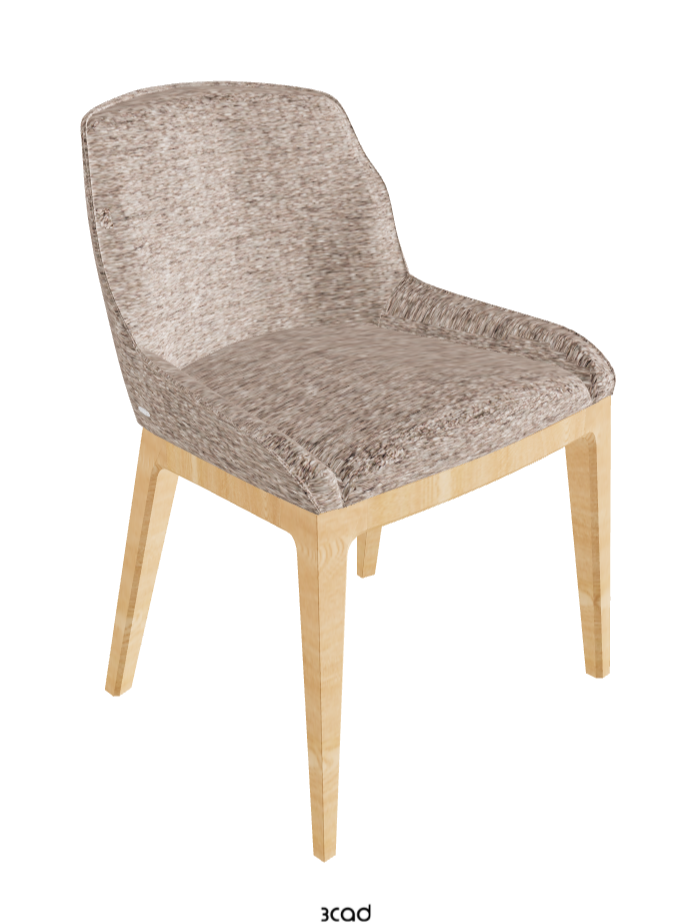 Musa Dining Chair_Natural Ashwood_Fabric_B731