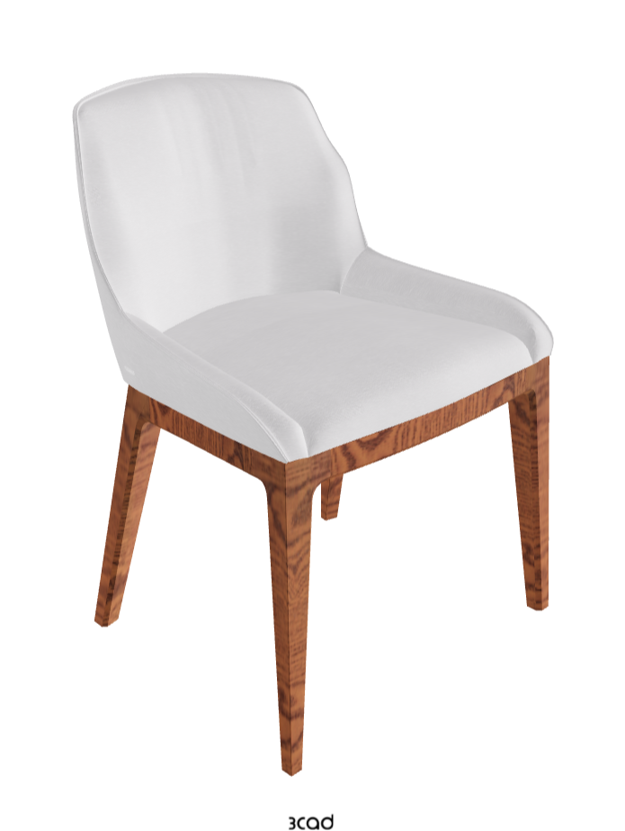 Musa Dining Chair_Canaletto Walnut Stained Ashwood_Fabric_B921