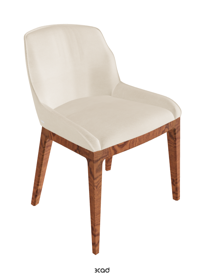 Musa Dining Chair_Canaletto Walnut Stained Ashwood_Fabric_B922