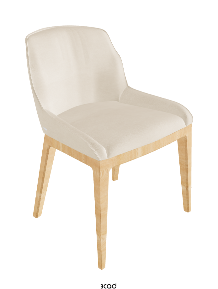 Musa Dining Chair_Natural Ashwood_Fabric_B922
