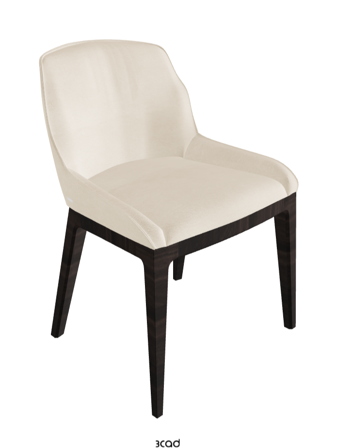 Musa Dining Chair_Burned Oak Stained Ashwood_Fabric_B922