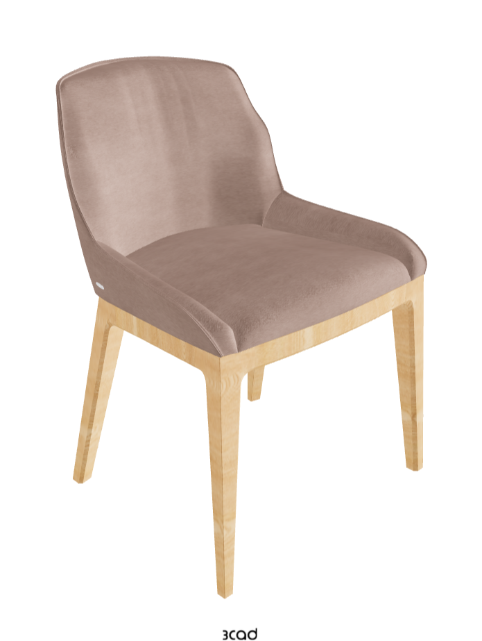 Musa Dining Chair_Natural Ashwood_Fabric_B925