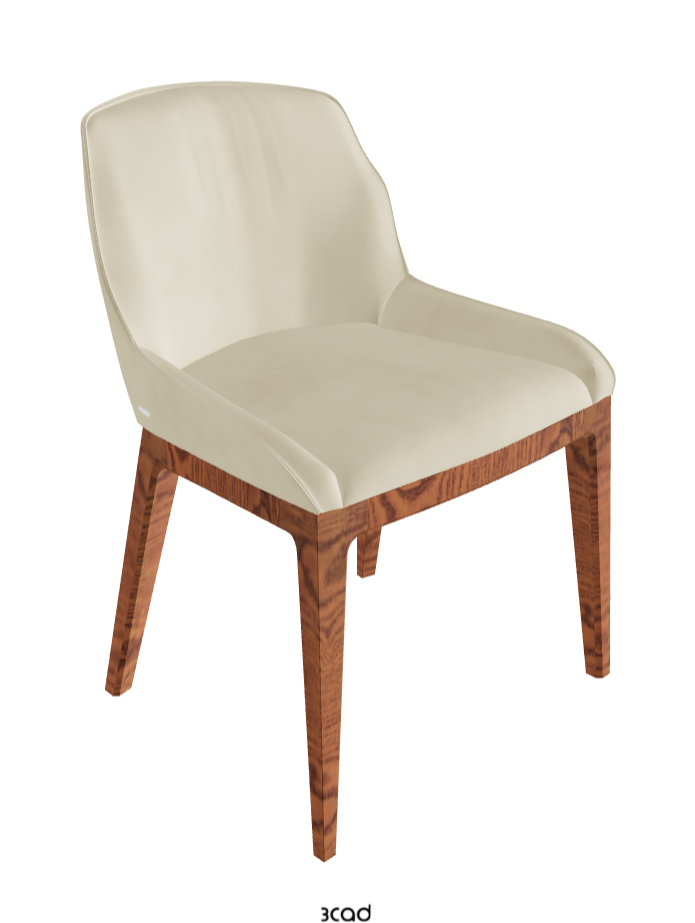 Musa Dining Chair_Canaletto Walnut Stained Ashwood_Micro Nubuk_Beige