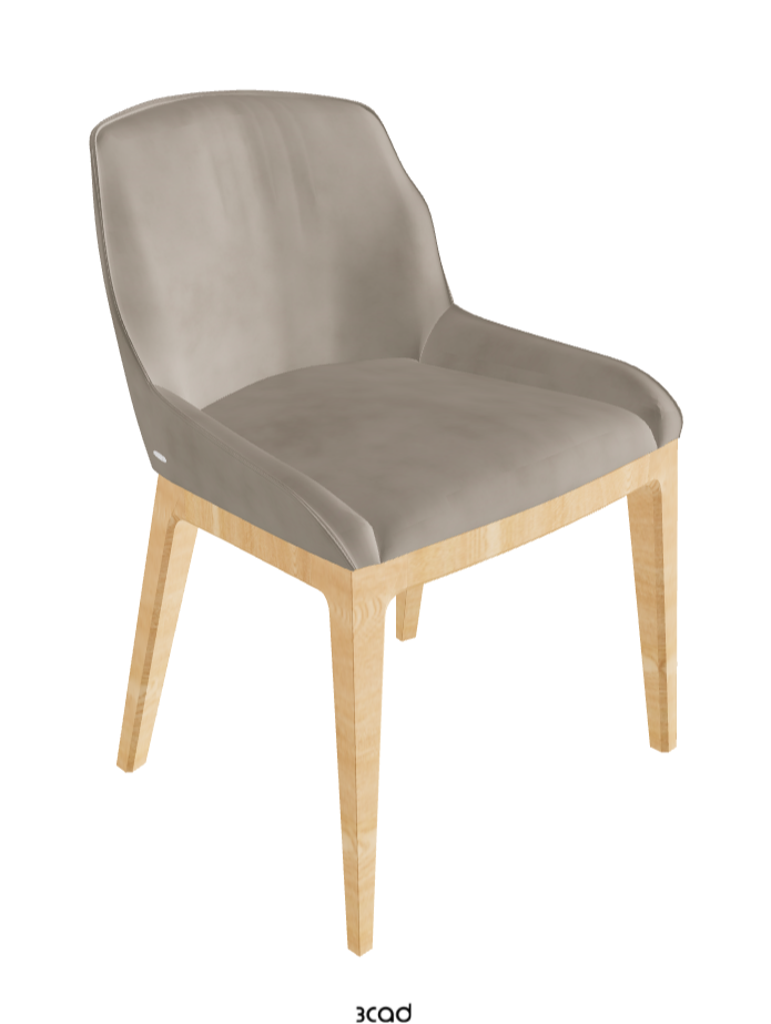 Musa Dining Chair_Natural Ashwood_Micro Nubuk_Shadow