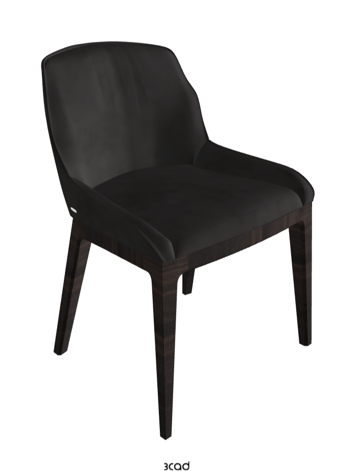 Musa Dining Chair_Burned Oak Stained Ashwood_Micro Nubuk_Charcoal