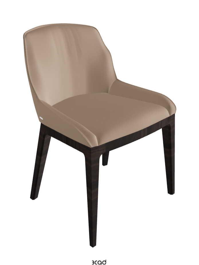 Musa Dining Chair_Burned Oak Stained Ashwood_Glove Soft Leather_Taupe