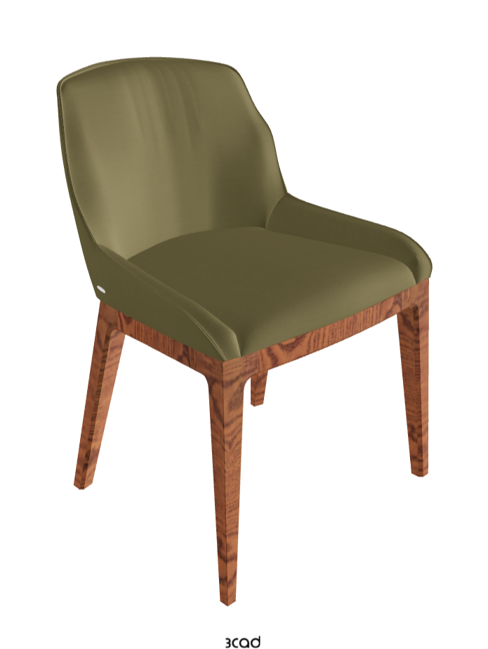 Musa Dining Chair_Canaletto Walnut Stained Ashwood_Glove Soft Leather_Oliva