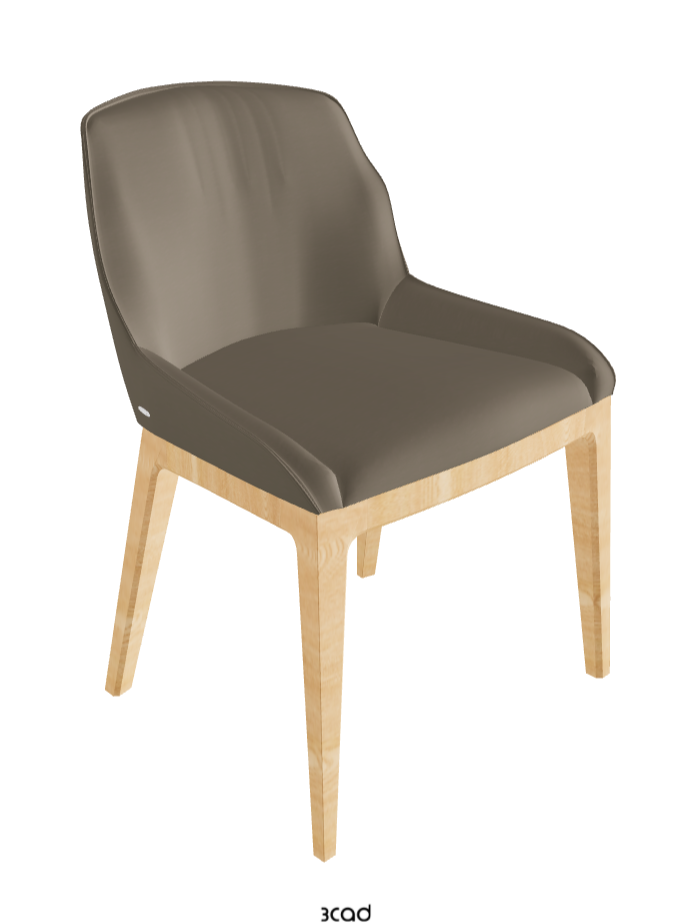 Musa Dining Chair_Natural Ashwood_Glove Soft Leather_Platoon