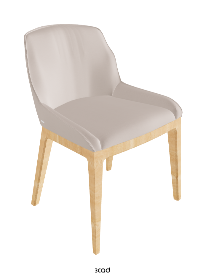 Musa Dining Chair_Natural Ashwood_Soft Leather_Nymph