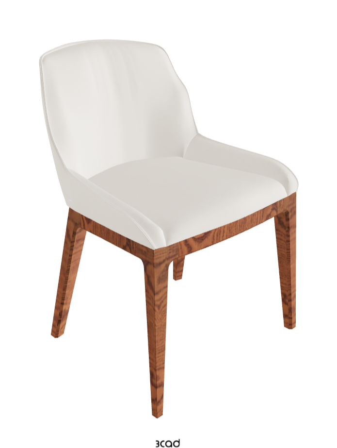 Musa Dining Chair_Canaletto Walnut Stained Ashwood_Soft Leather_Lino