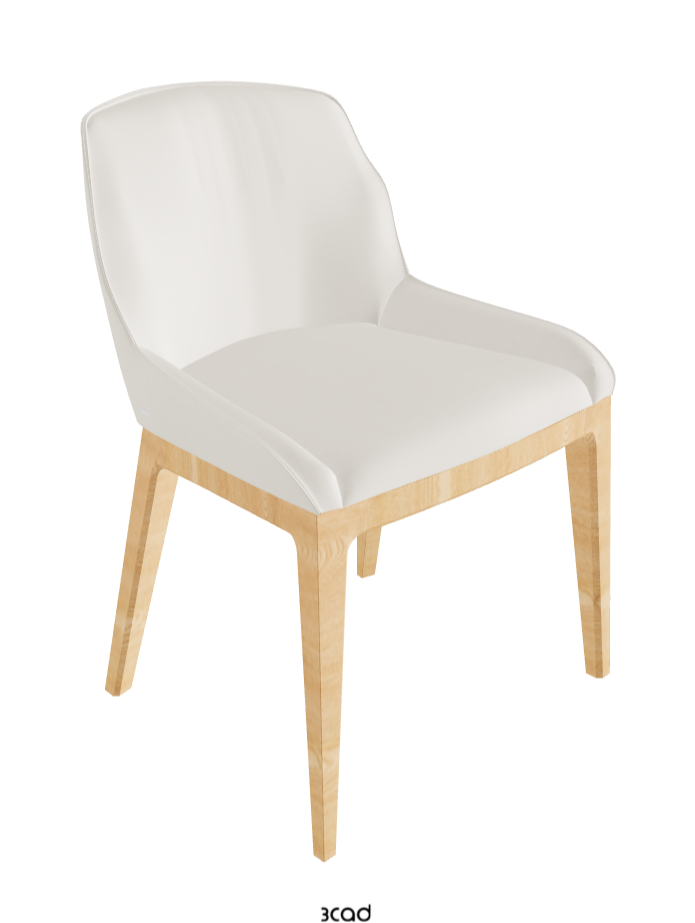 Musa Dining Chair_Natural Ashwood_Soft Leather_Lino