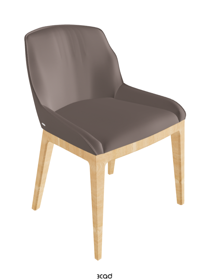 Musa Dining Chair_Natural Ashwood_Soft Leather_Castoro
