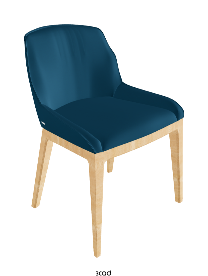 Musa Dining Chair_Natural Ashwood_Soft Leather_Capri