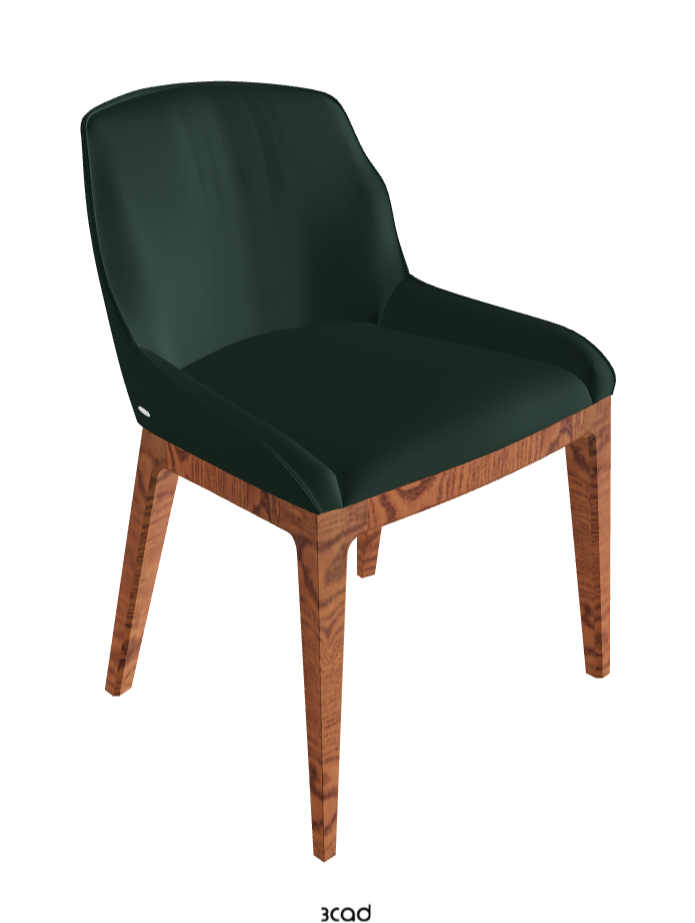 Musa Dining Chair_Canaletto Walnut Stained Ashwood_Soft Leather_Sherwood