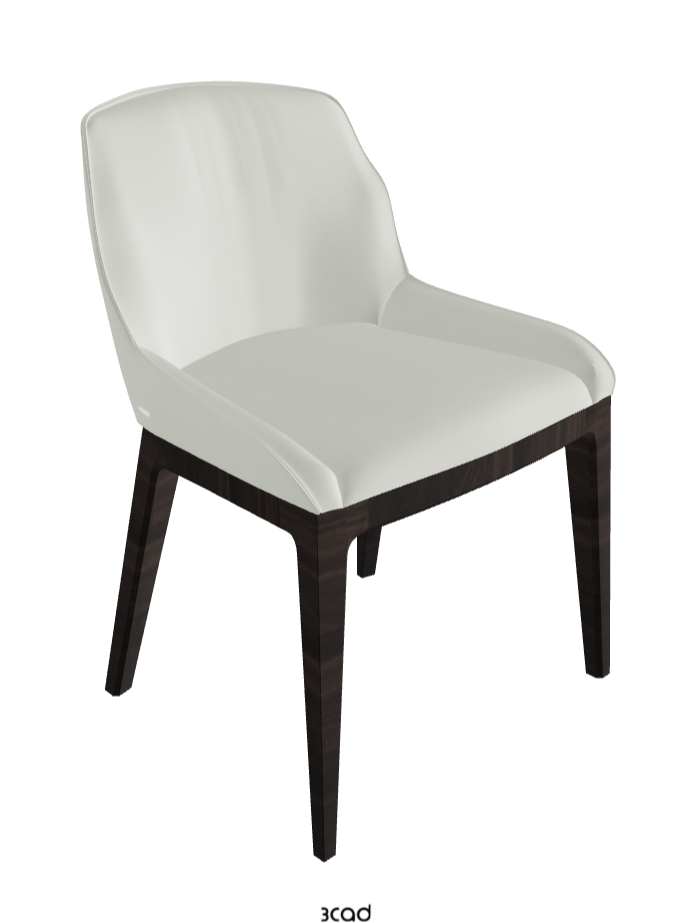Musa Dining Chair_Burned Oak Stained Ashwood_Soft Leather_Artico