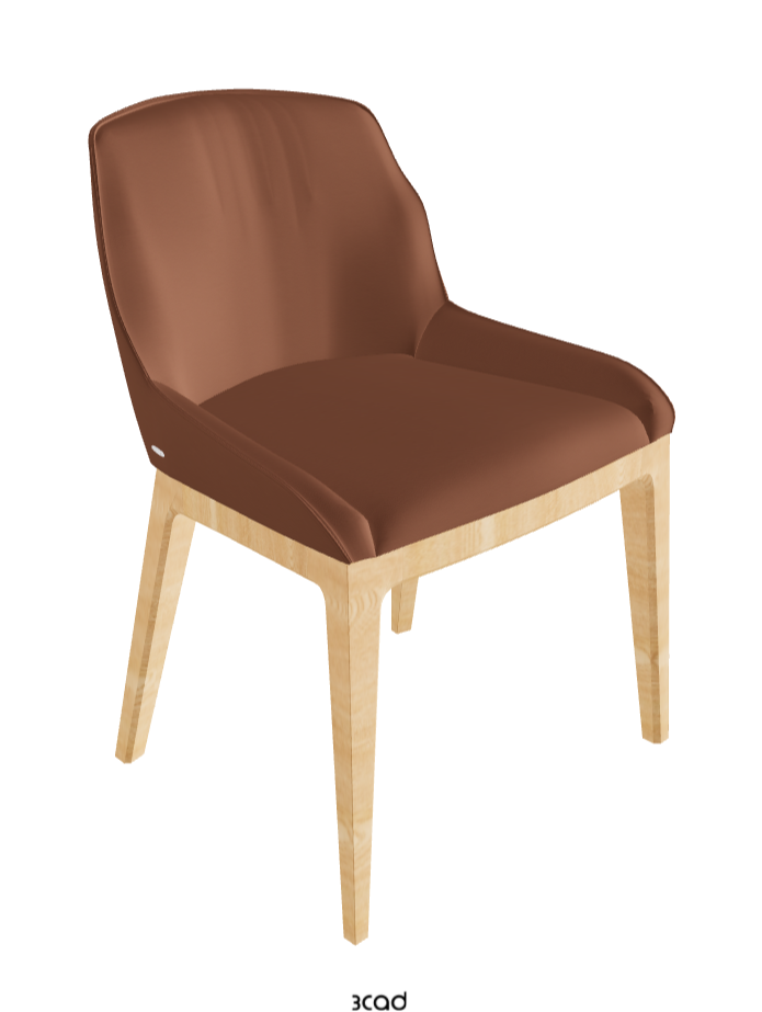 Musa Dining Chair_Natural Ashwood_Soft Leather_Siena