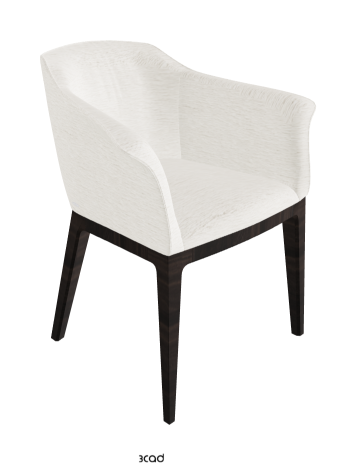 Musa Dining Armchair_Burned Oak Stained Ashwood_Fabric_B240