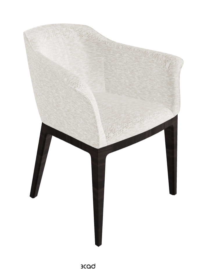 Musa Dining Armchair_Burned Oak Stained Ashwood_Fabric_B241