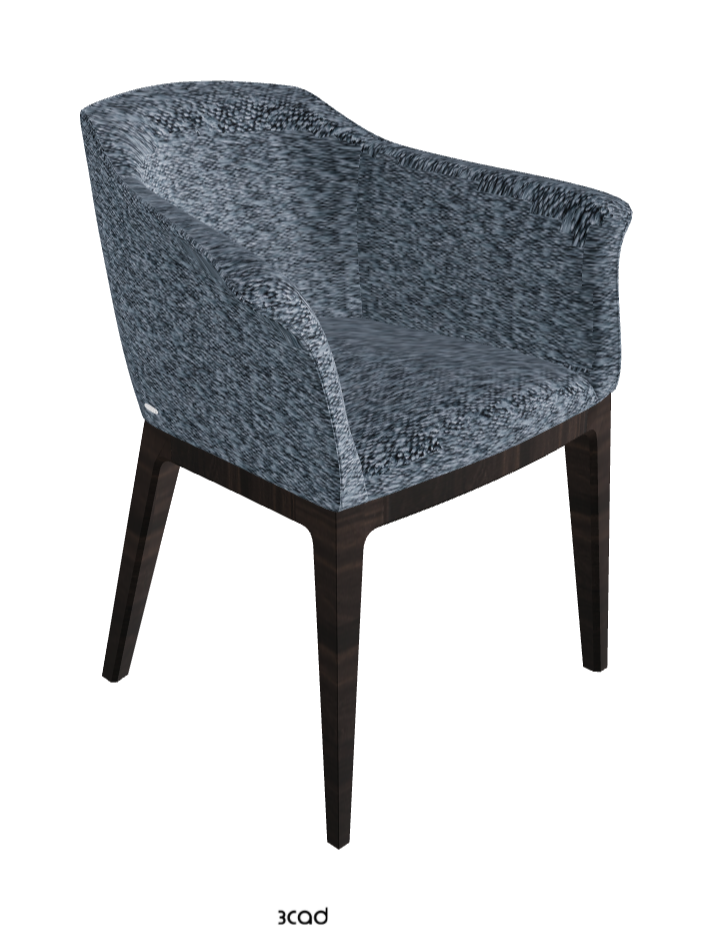 Musa Dining Armchair_Burned Oak Stained Ashwood_Fabric_B245