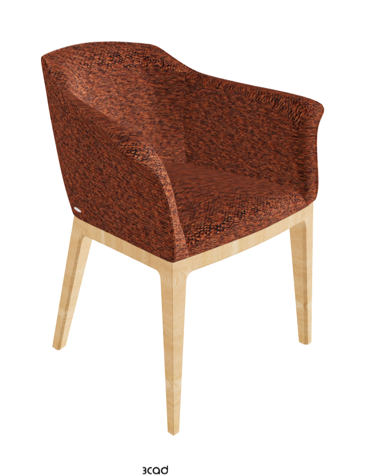 Musa Dining Armchair_Natural Ashwood_Fabric_B248