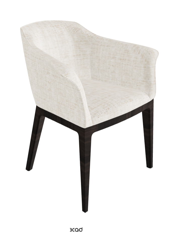 Musa Dining Armchair_Burned Oak Stained Ashwood_Fabric_B610