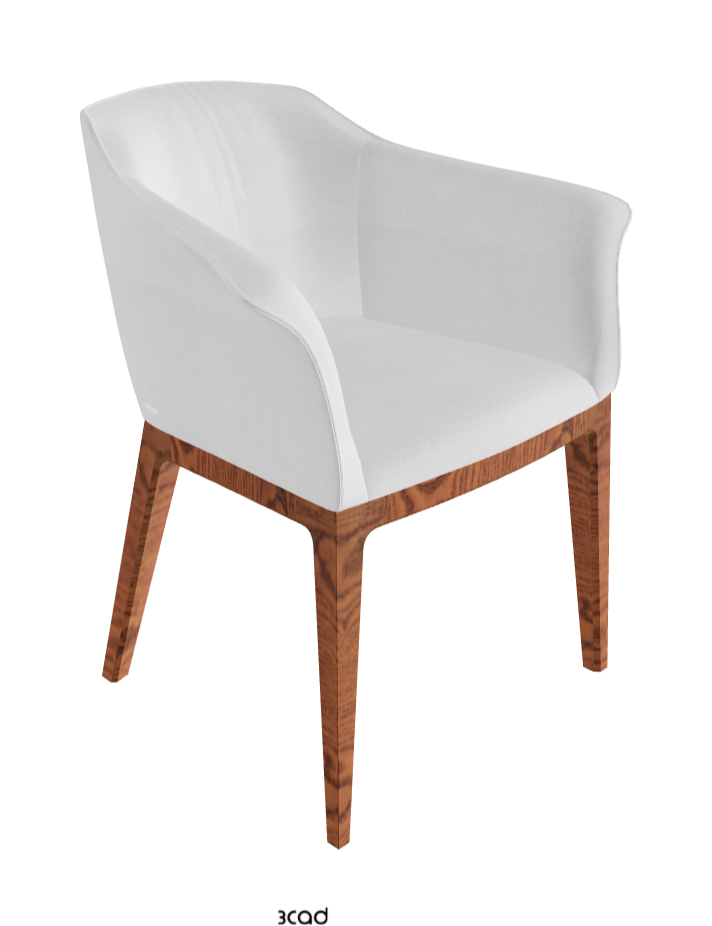 Musa Dining Armchair_Canaletto Walnut Stained Ashwood_Fabric_B921