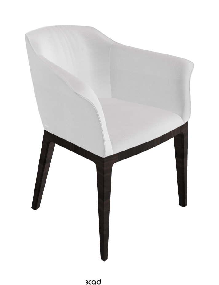 Musa Dining Armchair_Burned Oak Stained Ashwood_Fabric_B921