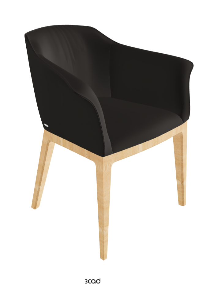 Musa Dining Armchair_Natural Ashwood_Synthetic Leather_Ardesia