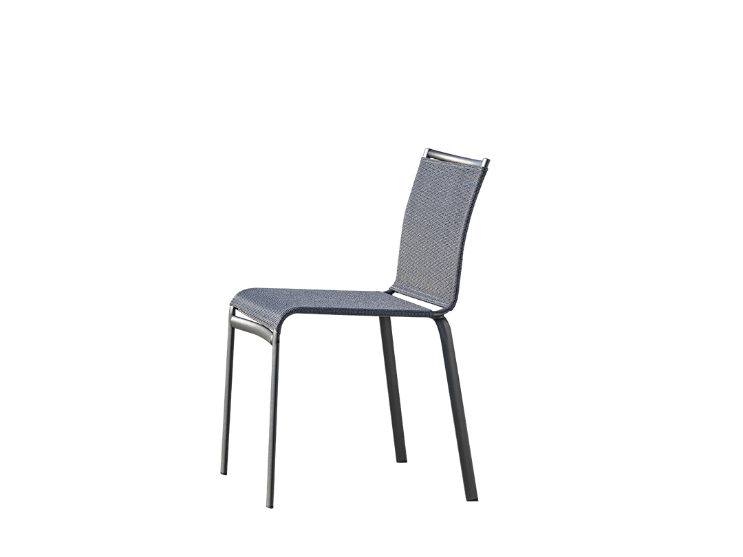 Net Outdoor Outdoor chair with arms and metal frame