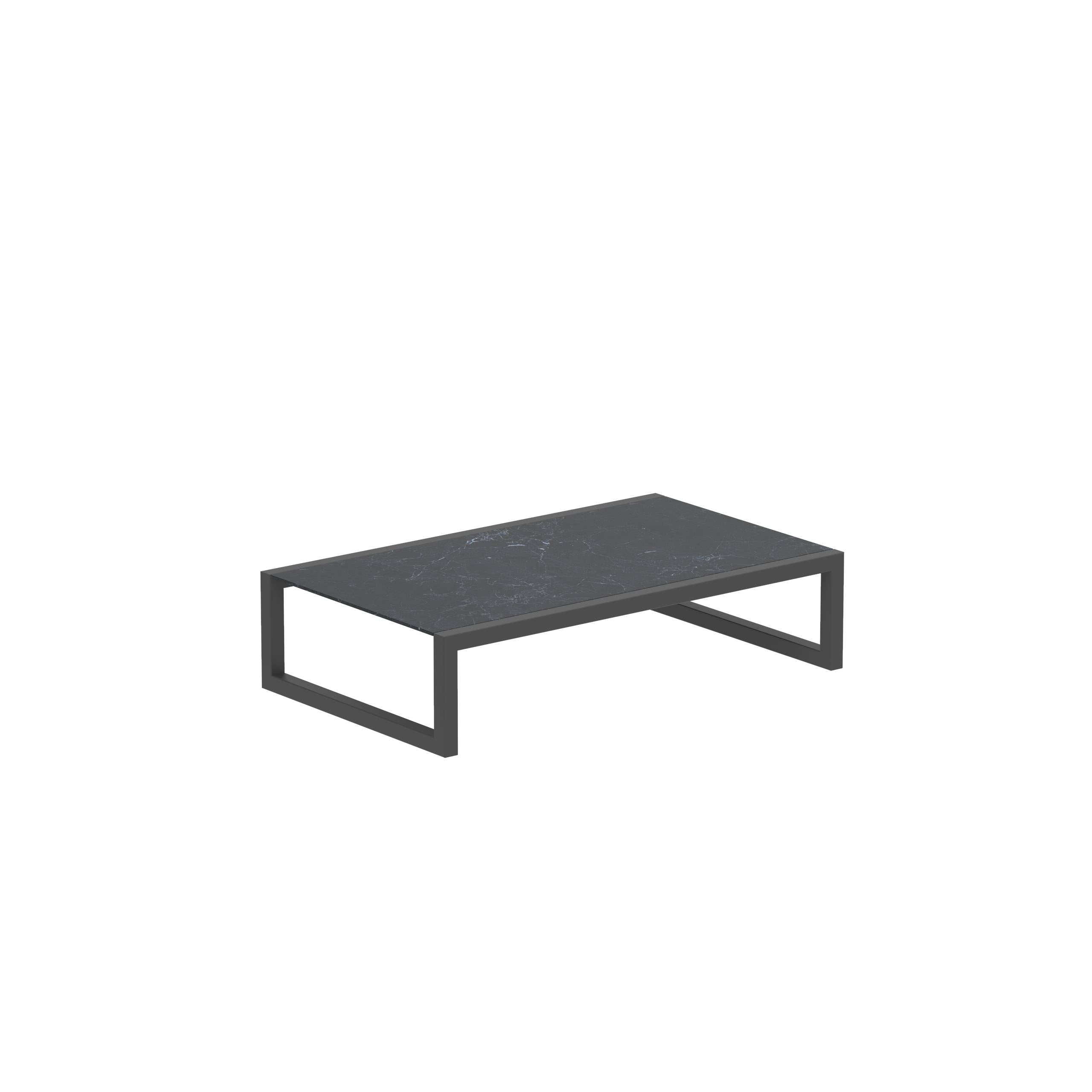 Ninix Side Table 150x90cm Anthracite And Ceramic Nero Marquina